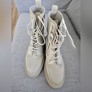 ZARA Military Green Boots (EUR 40/US 9)